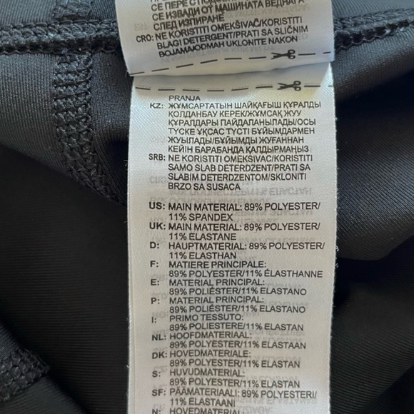 Adidas Leggings Three 3 Stripe Climalite Tights Athletic Lounge - Picture 5 of 13